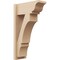 Ekena Millwork 7 1/2-in W x 16-in D x 28-in H Balboa Trad Rough Cedar Woodgrain TimberThane Outlooker, Primed Tan OUTUR075X16X28BOA04RCPR - alternate 1